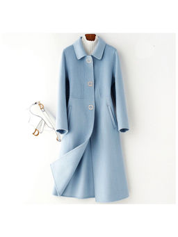 MISS MOSA BY AKANKSHA - Women Blue Tuscany Overcoat