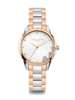 Daisy Dixon - Analog White Dial Women Watch - DD141SRGM (M)