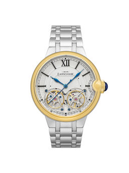 Earnshaw - Barralier Double Heart Automatic White Round Dial Men Watch - ES-8266-44 (M)