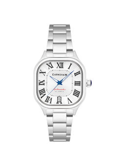 Earnshaw - Coussin Automatic Silver Square Dial Men Watch - ES-8284-11 (M)