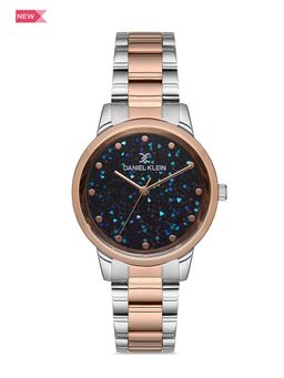 Daniel Klein - Premium Women Blue - Stone Dial Analogue Watch - DK.1.12844-4