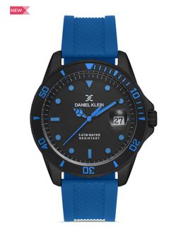 Daniel Klein - Premium Men Black - Solid Dial with Real Index Analogue Watch - DK.1.12856-5