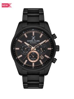 Daniel Klein Exclusive - Analogue Black Dial Men's Watch-DK.1.13348-5