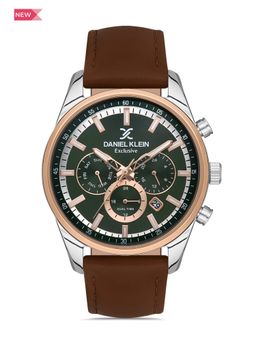 Daniel Klein Exclusive - Analogue Green Dial Men's Watch-DK.1.13350-4