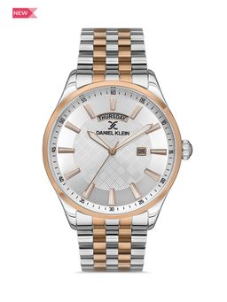 Daniel Klein - Premium Men Silver - Matt Dial with Real Index Analogue Watch - DK.1.13364-5