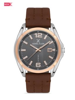 Daniel Klein - Premium Men Gun Metal - Matt Dial with Real Index Analogue Watch - DK.1.13366-3