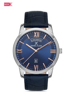 Daniel Klein - Premium Men Dark Blue - Matt Dial with Real Index Analogue Watch - DK.1.13369-2