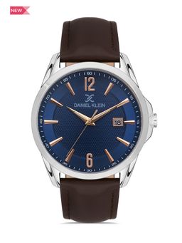 Daniel Klein - Premium Men Dark Blue - Matt Dial with Real Index Analogue Watch - DK.1.13374-3