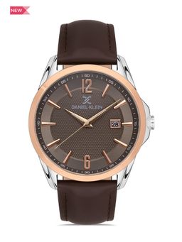 Daniel Klein - Premium Men Grey - Matt Dial with Real Index Analogue Watch - DK.1.13374-4