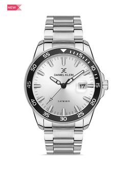 Daniel Klein - Premium Men Silver - Matt Dial with Real Index Analogue Watch - DK.1.13378-1