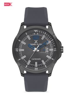 Daniel Klein - Premium Men Dark Grey - Matt Dial with Real Index Analogue Watch - DK.1.13379-4