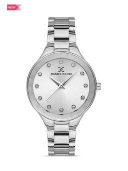 Daniel Klein - Premium Women Silver - Matt Dial with Real Index Analogue Watch - DK.1.13393-1