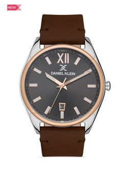 Daniel Klein - Premium Men Gun Metal - Sunray Dial with Real Index Analogue Watch - DK.1.13404-4