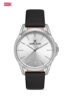 Daniel Klein - Premium Women Silver - Sunray Brush Dial with Real Index Analogue Watch - DK.1.13419-1