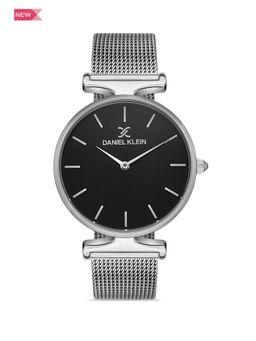 Daniel Klein - Premium Women Gun Black-Sunray Brush Dial with Real Index Analogue Watch-DK.1.13426-2