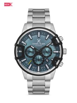 Daniel Klein Exclusive - Analogue Green Dial Men's Stainless Steel Watch-Dk.1.13430-3