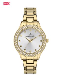Daniel Klein - Premium Women Silver - Sunray Dial with Index Analogue Watch - DK.1.13442-2