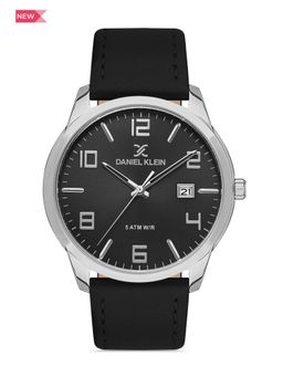 Daniel Klein - Premium Men Gun Black - Sunray Dial with Real Index Analogue Watch - DK.1.13448-2