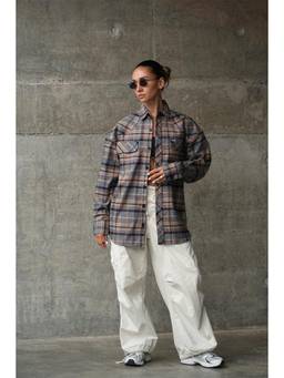 Bonkers Corner - Multi-Color Oversized Checks Shirt