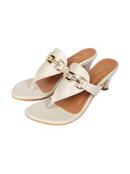 Ek_agga - Beige Chained In Heels