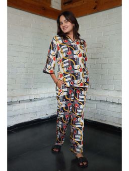 Dear Bed Comfort Clothing - Printed Women Kurti & Pyjama (Set of 2)