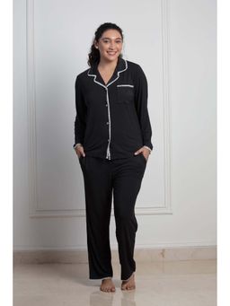 Dear Bed Comfort Clothing - Stretchable Cotton Shirt and Pyjama Set