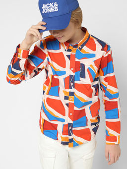 Jack & Jones Junior - Boys Colorblock Multi-Color Shirt