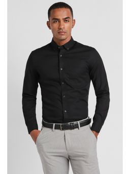 Peter England - Men Black Slim Fit Formal Shirt