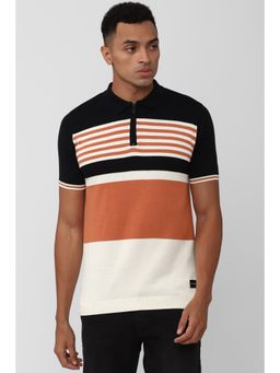 Van Heusen - Men Multi Print Polo Neck T-shirt