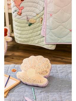 FA HOME - Peach Sea Shell Shaped Cushion Pillow