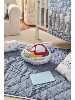 FA HOME - Multi-Color Helicopter Shaped Cushion Pillow