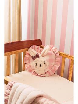 FA HOME - Pink Bunny Heart Shaped Cushion Pillow