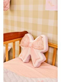 FA HOME - Pink Bow Shaped Cushion Pillow