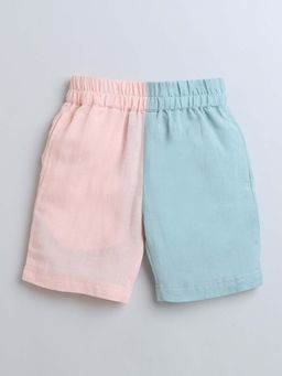 ZIP ZAP ZOOP - Multi-Color Color Block Cotton Woven Baby Shorts