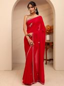 Red color option, Sold out, Currently selected