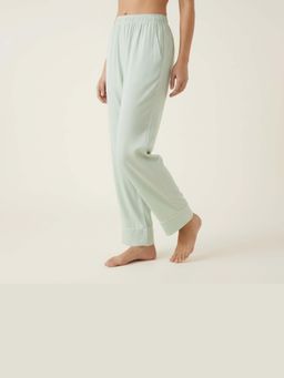 Sleeplove - Women Blue Modal Solid Pyjama