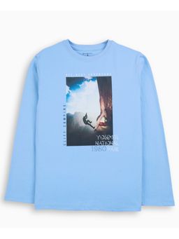 My Milestones - Blue Boys Graphic Full Sleeves T-Shirts