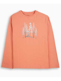 My Milestones - Peach Boys Graphic Full Sleeves T-Shirts