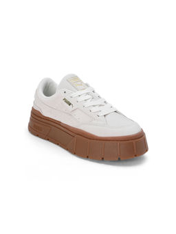 Puma - Mayze Stack Wedge Soft Winter Womens White Sneakers