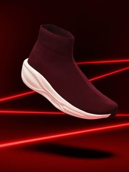 Off Limits - Bare form Burgundy Sneakers