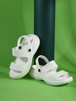 Off Limits - Cushy For Her White Clogs