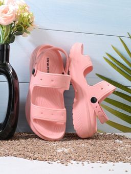 Off Limits - Cushy For Her Peach Clogs