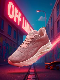 Off Limits - Daisy Mauve Sneakers