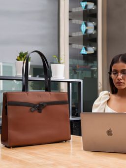 HIE - Brown Farah Tote Bag (M)