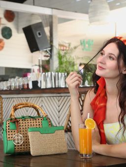 HIE - Green Mila Handbag (S) (Set of 2)