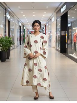 Gahan - Womens Viscose Rayon Straight Printed Kurta With Pant