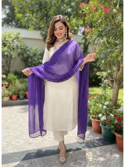 Gahan - Womens Viscose Rayon Straight Embroidered Kurta with Pant & Dupatta