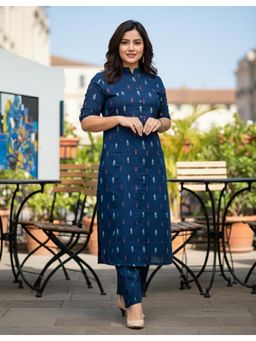 Gahan - Womens Viscose Rayon Straight Embroidered Kurta With Pant