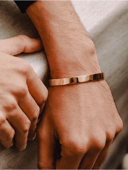 Jazz and Sizzle - Men Gold-Toned Cuff