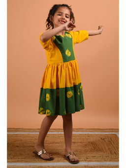 KALP - Bandhni Border Dress